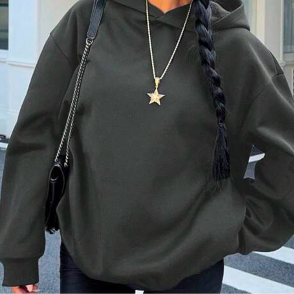 Chic Black Hoodie